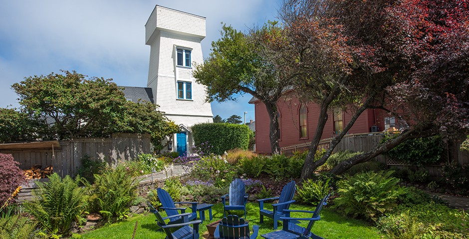 Backyard water tower